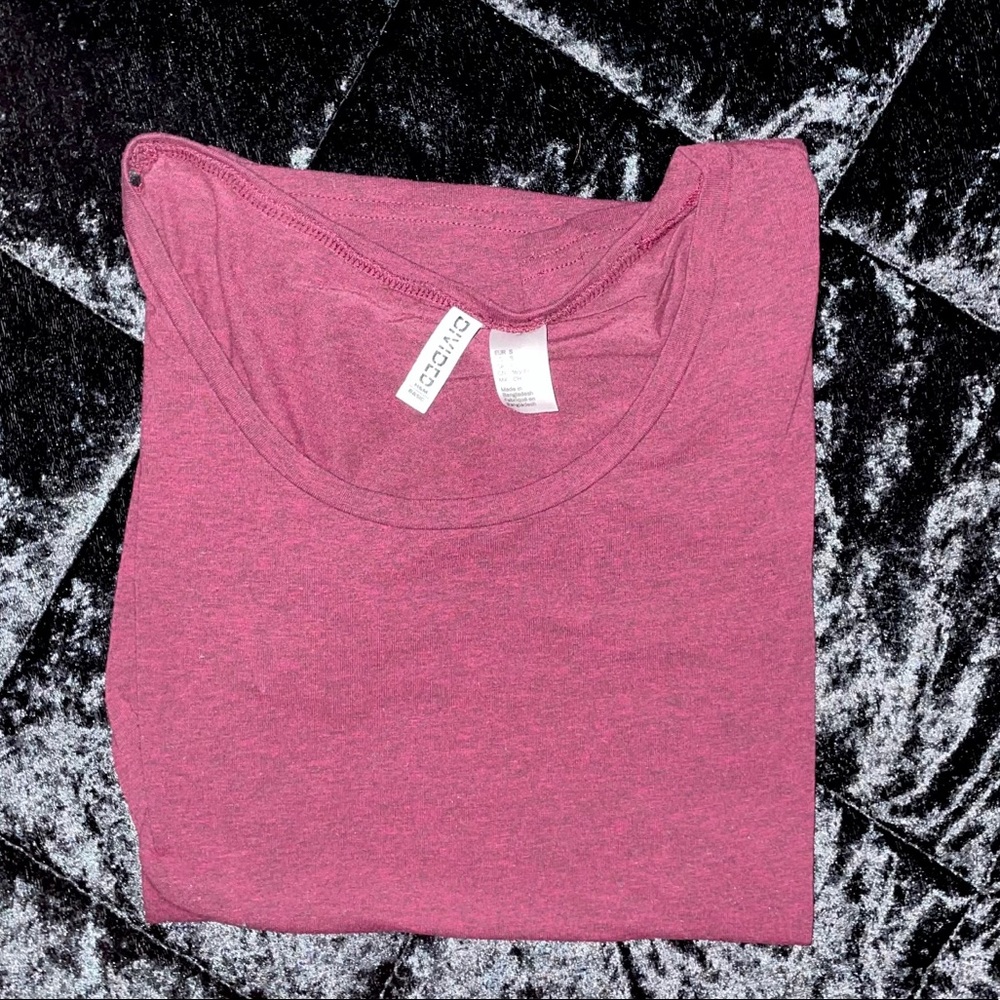 Burgundy short sleeve!